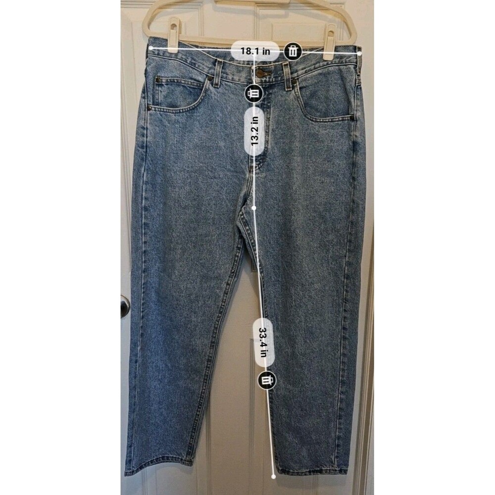 L.L. Bean Blue Jeans Men's 36 X 30 - Picture 3 of 6